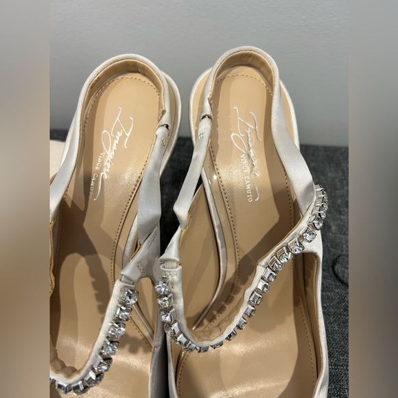 Imagine , Vince Camito Satin ivory heels - Picture 4 of 6